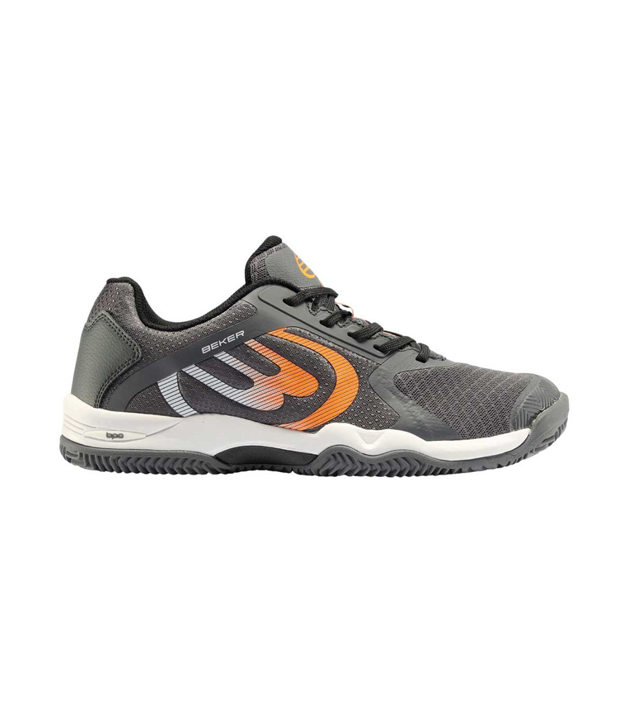 BULLPADEL SHOES BEKER 24V-006-GRIS OSCURO