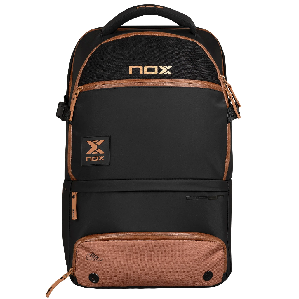 NOX MOCHILA OPEN SERIES BLACK/ BROWN