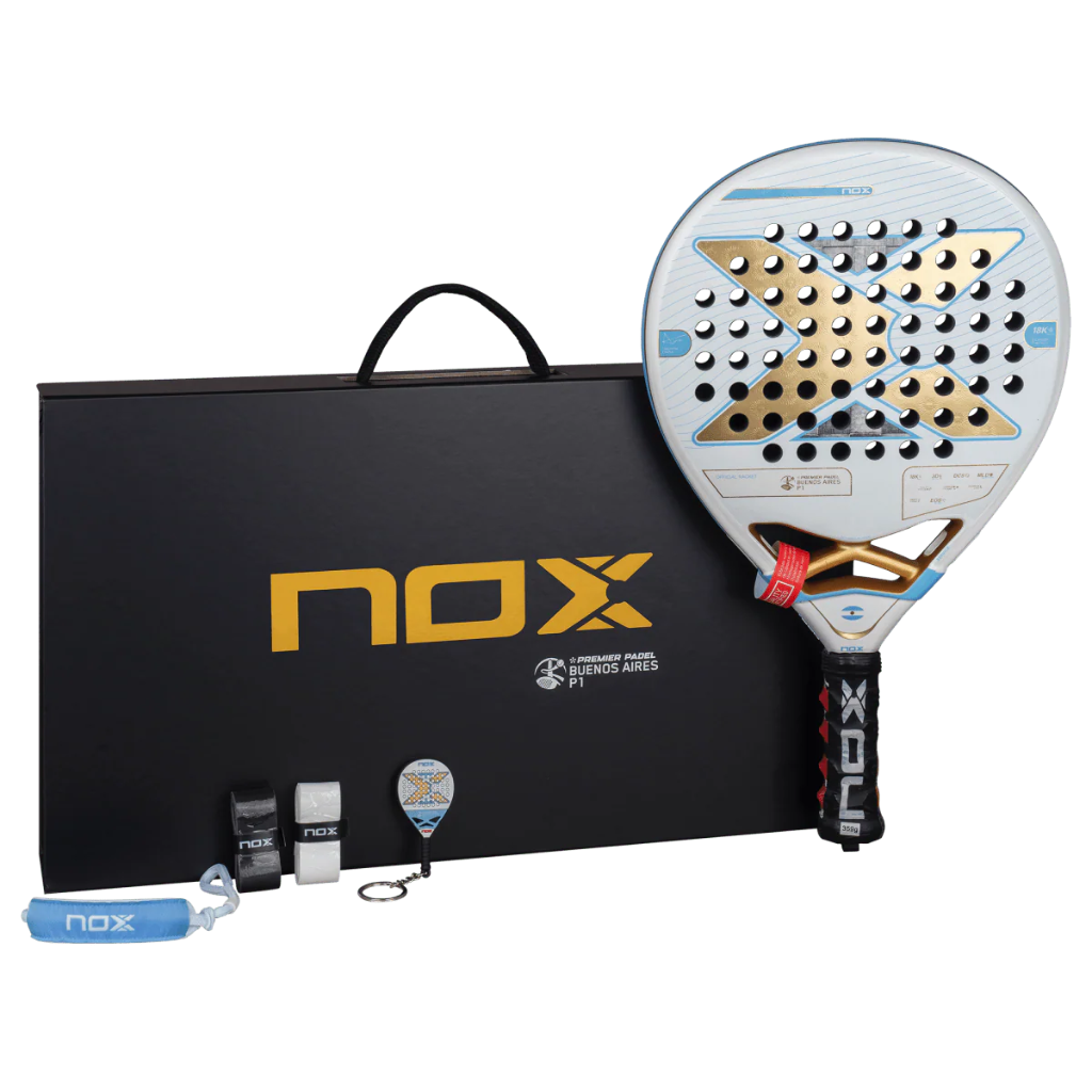 Nox AT10 Luxury Genius 18K Alum Agustin Tapia Special Edition Buenos Aires 2025 Racket