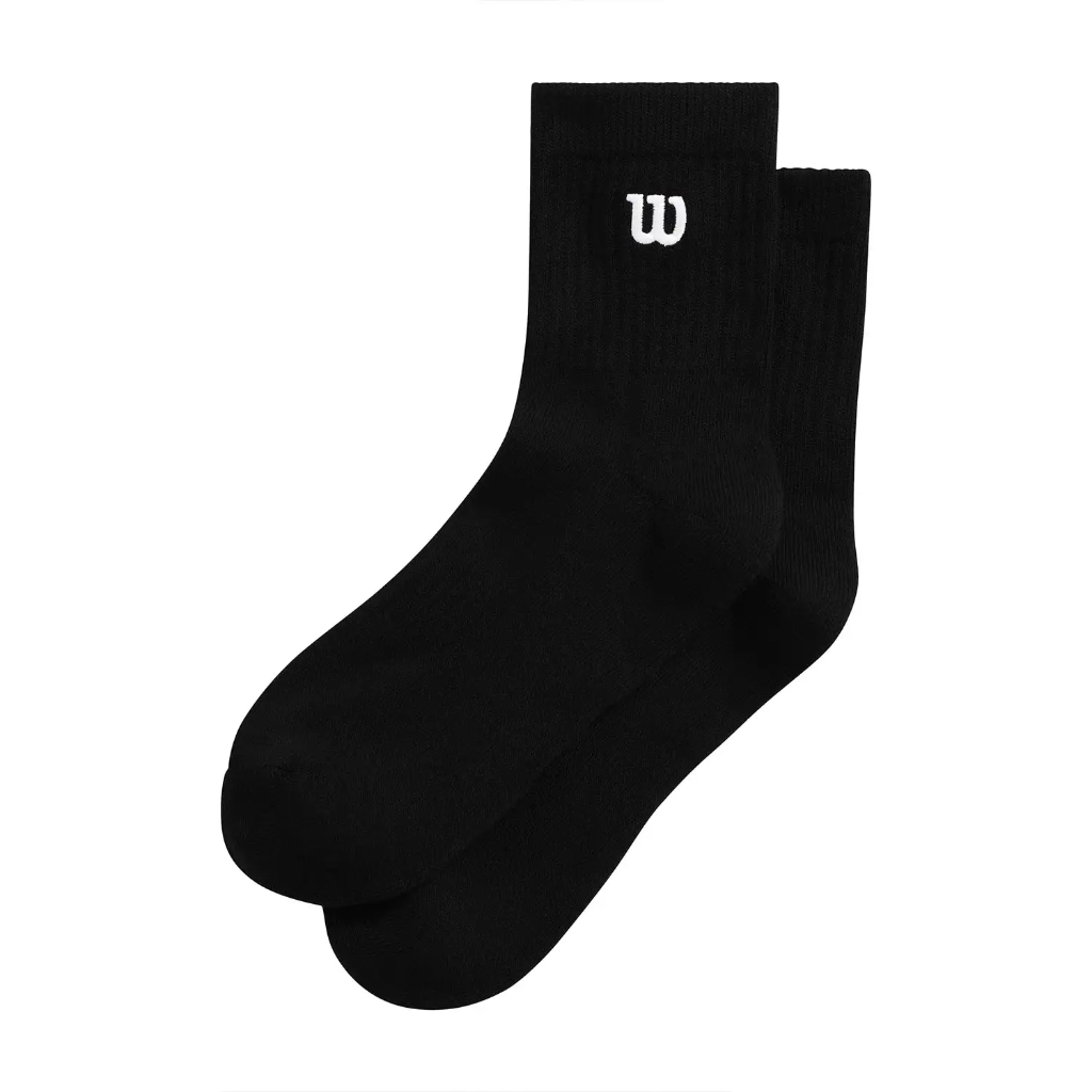 WILSON QUARTER-LENGTH SOCK BLACK