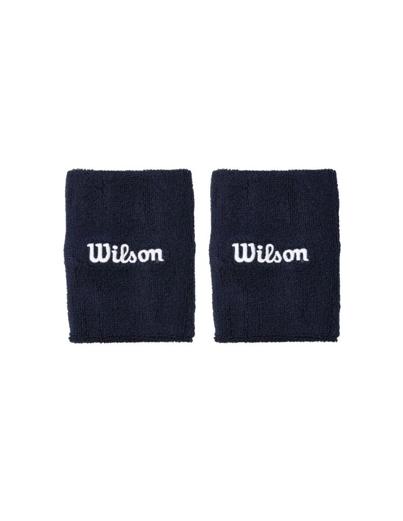 WILSON WIDE TERRY WRISTBAND CLASSIC NAVY