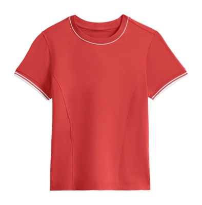 WILSON WOMEN TEAM SEAMLESS TEE INFRARED 