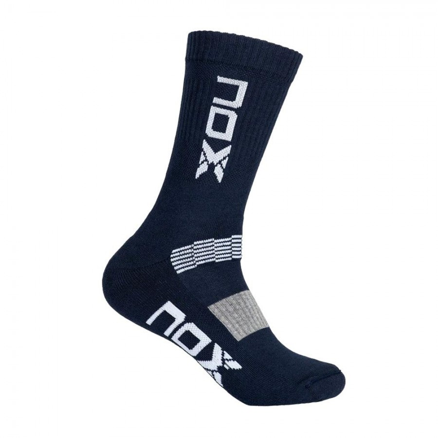 Nox Long Socks Blue/ White logo