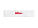 WILSON TERRY LOGO HEADBAND WHITE/RED 