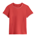WILSON WOMEN TEAM SEAMLESS TEE INFRARED 