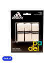 Adidas Perforated White Overgrip x3