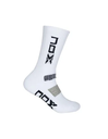 Nox Long Socks White/ blue logo